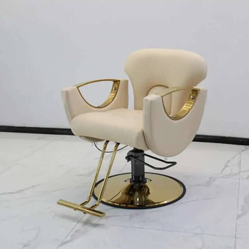 Beauty Makeup Chair - Wygodne Białe Fotele Fryzjerskie Krzesła Kosmetyczne