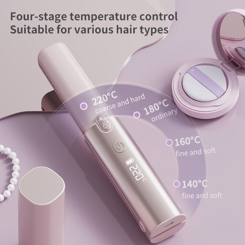Hair Straightener - Przenośna Bezprzewodowa Szczotka Prostująca z Funkcją