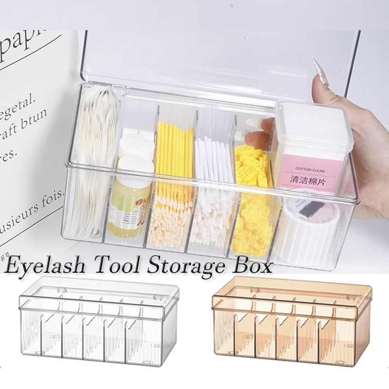 Beauty Makeup Organizer - Przezroczysty organizer do rzęs stojak ekspozycyjny
