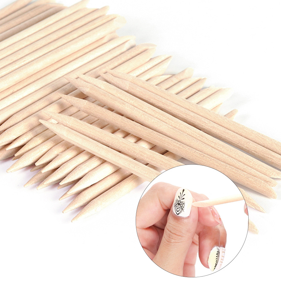 Contour Palette Stick - 100 szt. Drewniane patyczki do skórek,