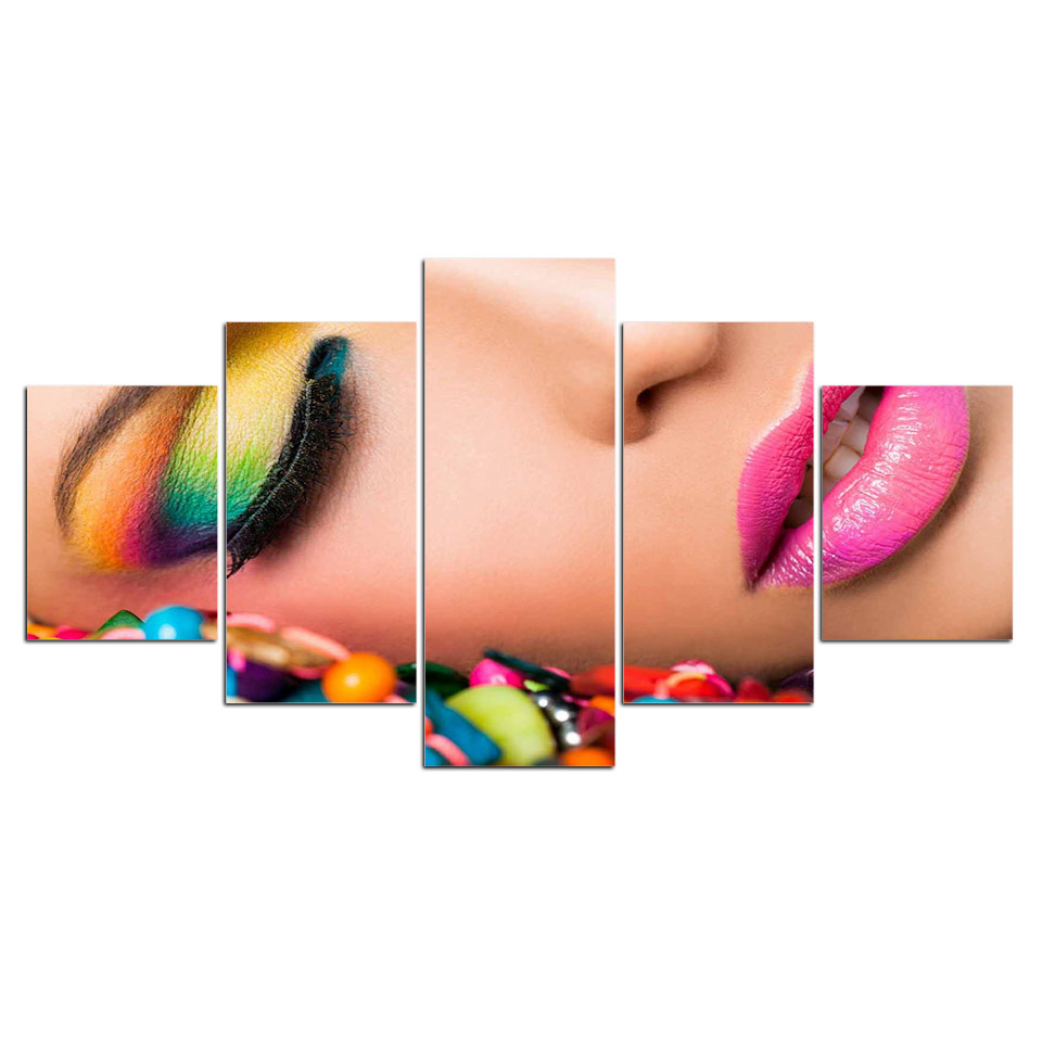 Beauty Makeup Hd - No Framed 5-częściowy Manicure Beauty Salon