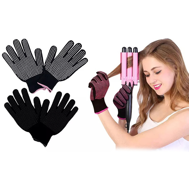 Hair Straightener - 1 szt. Nowa dwustronna rękawica fryzjerska