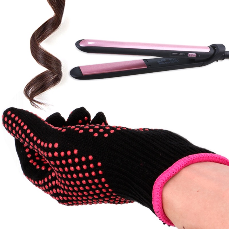 Hair Straightener - Odpornie na ciepło rękawice do stylizacji
