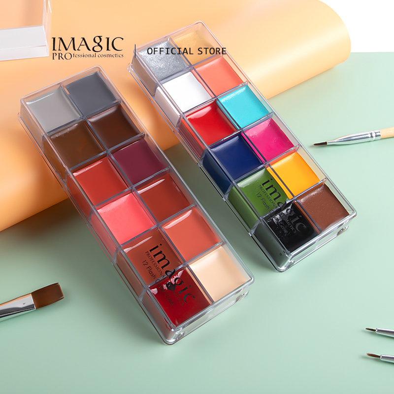 Beauty Makeup Drawing - IMAGIC 12 kolorów twarzy tatuaże do
