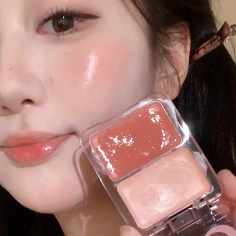 Ulta Beauty Makeup - Dwukolorowy żelowy róż do policzków, mleczny
