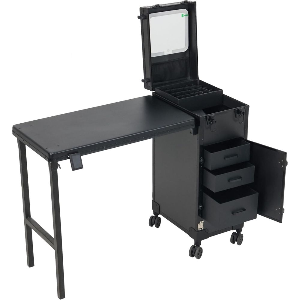 Beauty Makeup Table - Przenośny stolik do zdobienia paznokci z