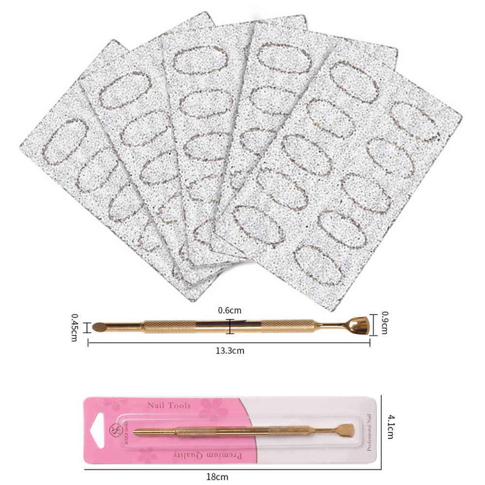 Contour Palette Stick - Nierdzewny stalowy podkowiastek do skórek, okrągły