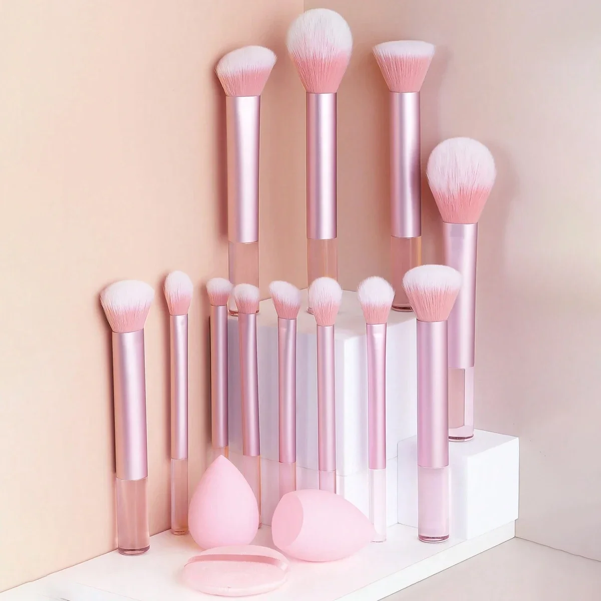 Beauty Makeup Youtube - 15-częściowy zestaw narzędzi do makijażu „wszystko