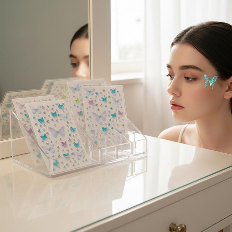 Naklejki z brokatem - cekinowe – Eyeshadow Palette recenzja i cena