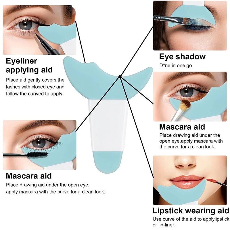 Silikonowe szablony do eyeline – Beauty Makeup Drawing recenzja i cena