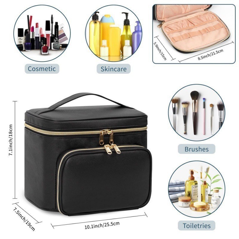 Duża, wodoodporna kosmetyczka, – Beauty Bag Makeup recenzja i cena