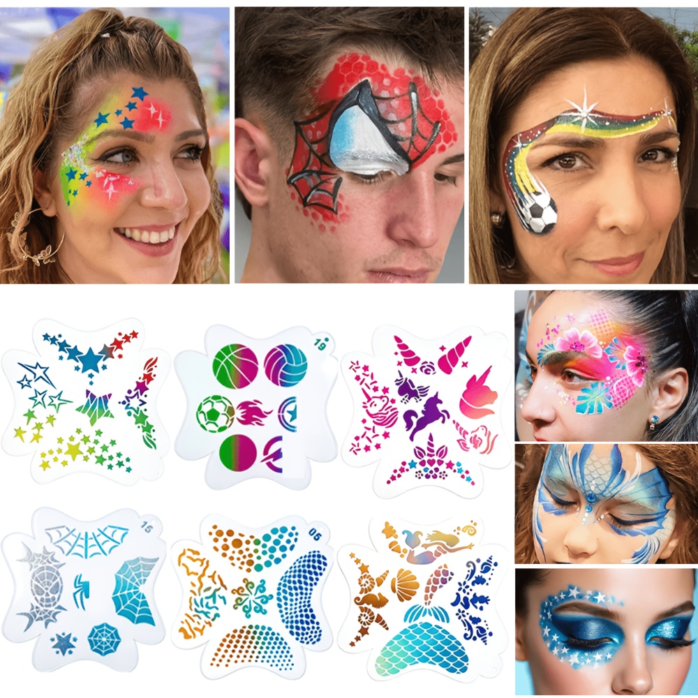 16 szt. Wielorazowych szablonó – Beauty Makeup Pictures recenzja i cena
