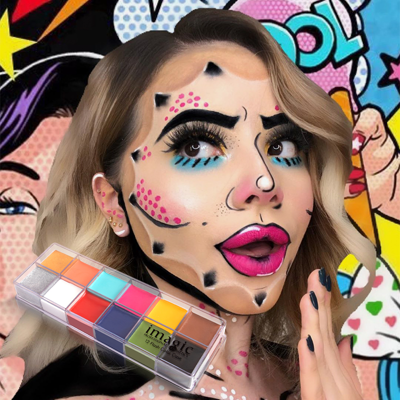 IMAGIC 12 kolorów twarzy tatua – Beauty Makeup Drawing recenzja i cena