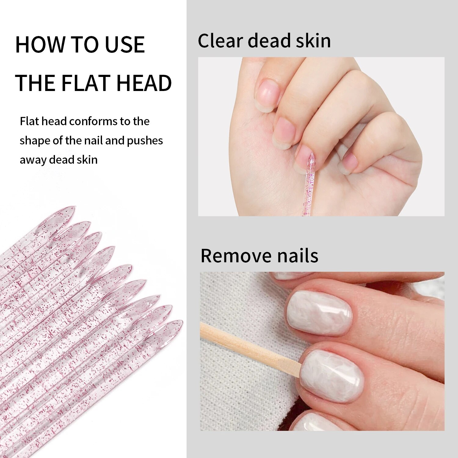 50 sztuk Nail Cuticle Pusher C – Contour Palette Stick recenzja i cena