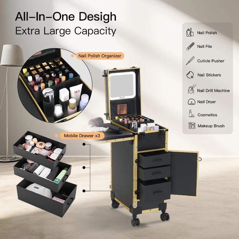 Kuferek na kosmetyki, składany – Beauty Makeup Table recenzja i cena