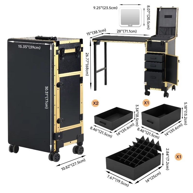 Kuferek na kosmetyki, składany – Beauty Makeup Table recenzja i cena