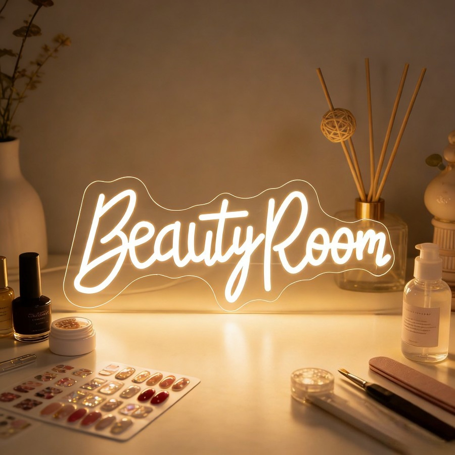 Neonowy Znak LED do Salonu Kos – Beauty Makeup Table recenzja i cena