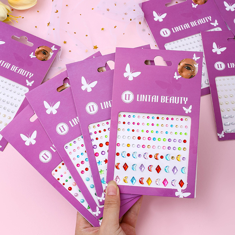 Naklejki na twarz z klejnotami – Beauty And Makeup recenzja i cena