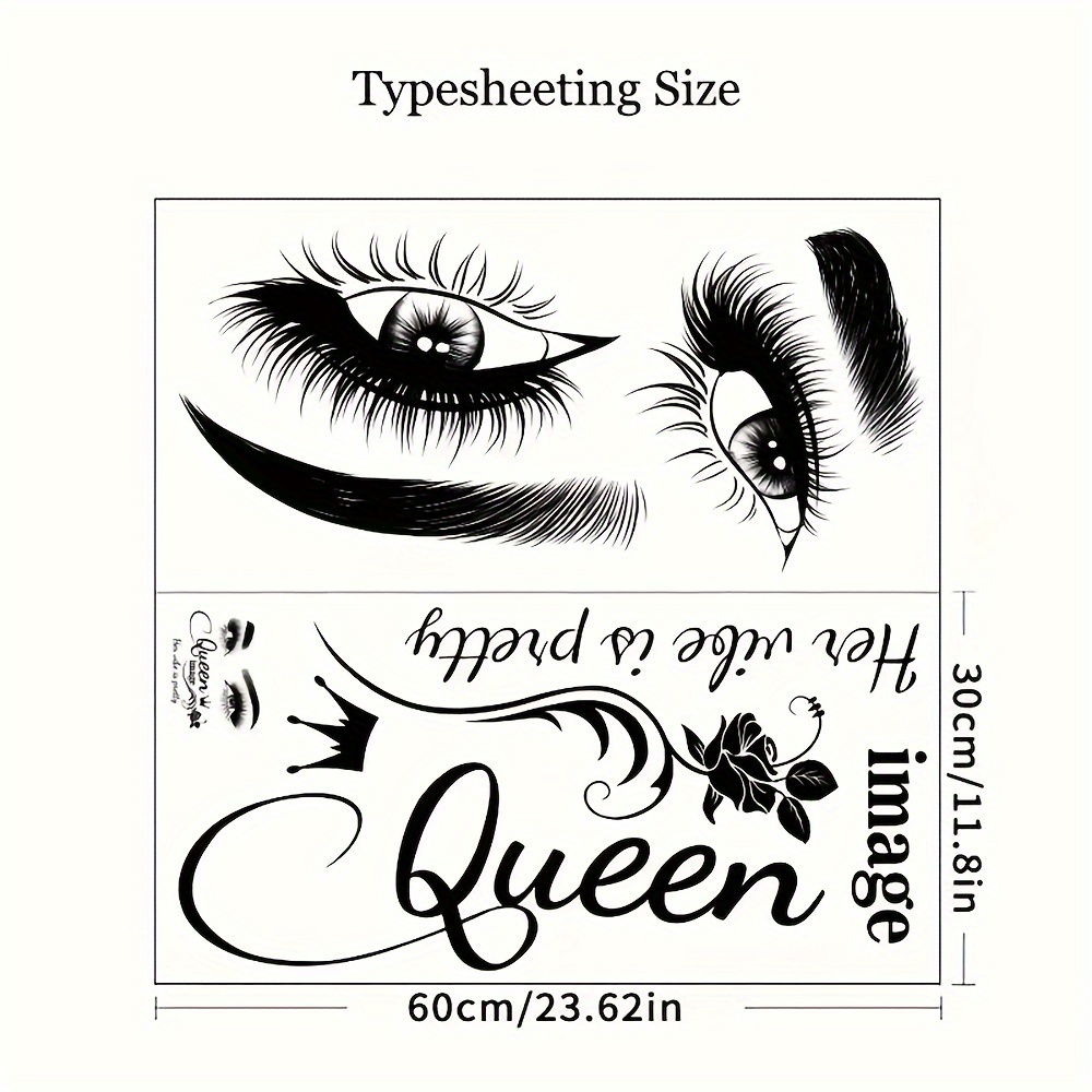 2 szt. Eleganckie naklejki ści – Beauty Queen Makeup recenzja i cena